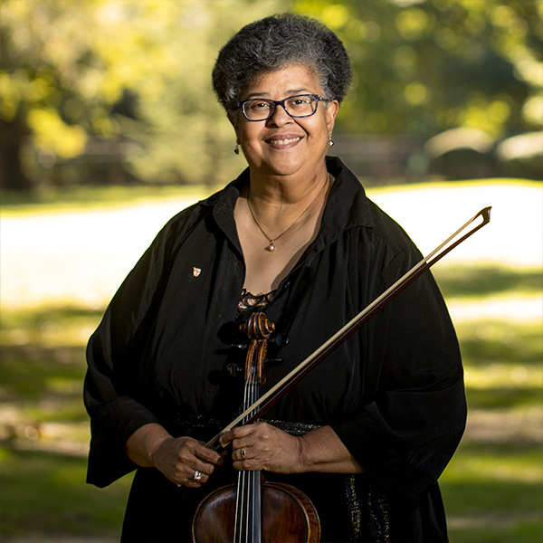 woman with viola