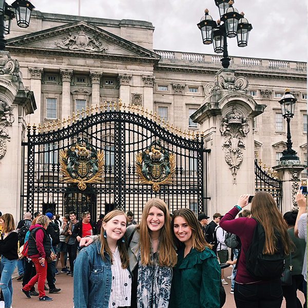 three female students in Berlin