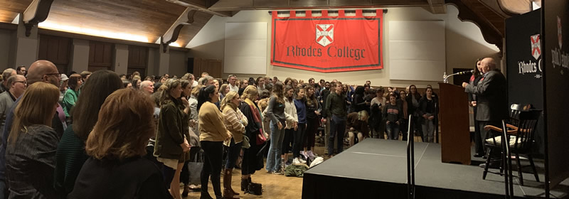 audience at a lecture