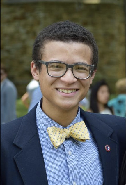 Smiling student in a bowtie