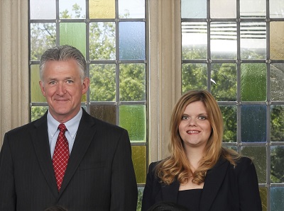 image of Marcus Pohlmann and Anna Eldridge of Rhodes College