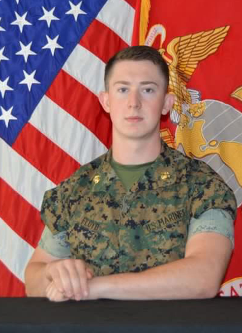 a young man in a military uniform