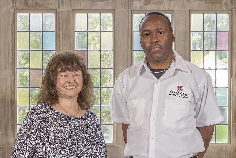 image of Jackie Carney and Mark Fleming at Rhodes College