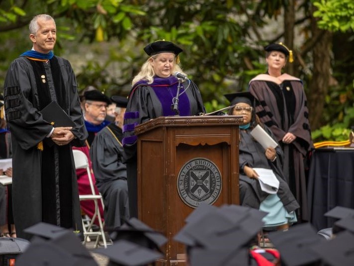 image of Dr. Timothy Huebner receiving award