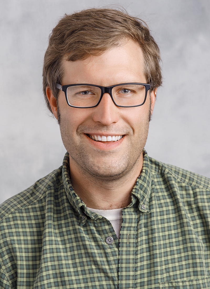 Dr. Peter Hossler, a man in glasses