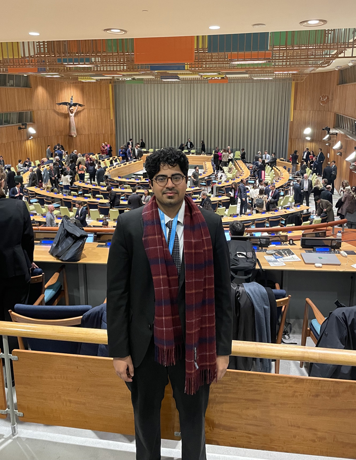 Muhammad Waraich at the UN