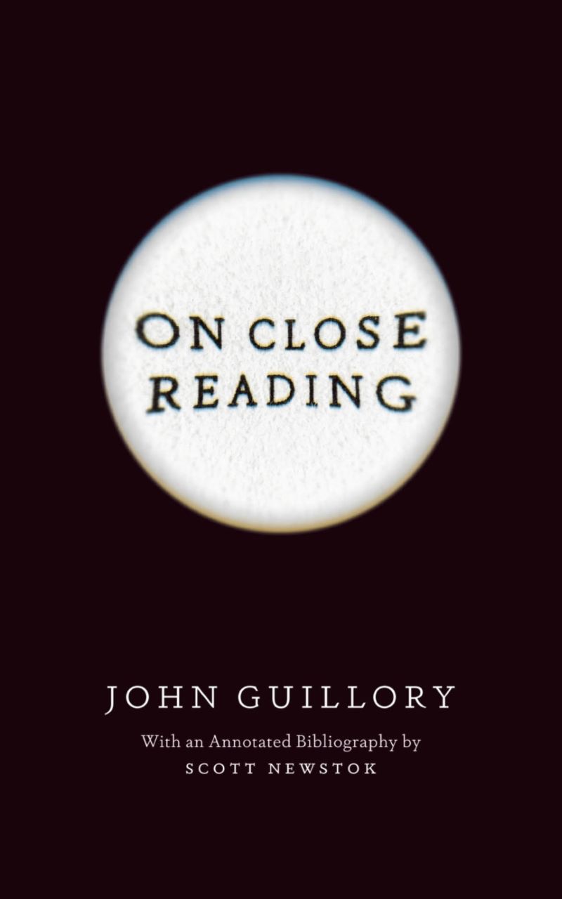 image of book cover of On Close Reading