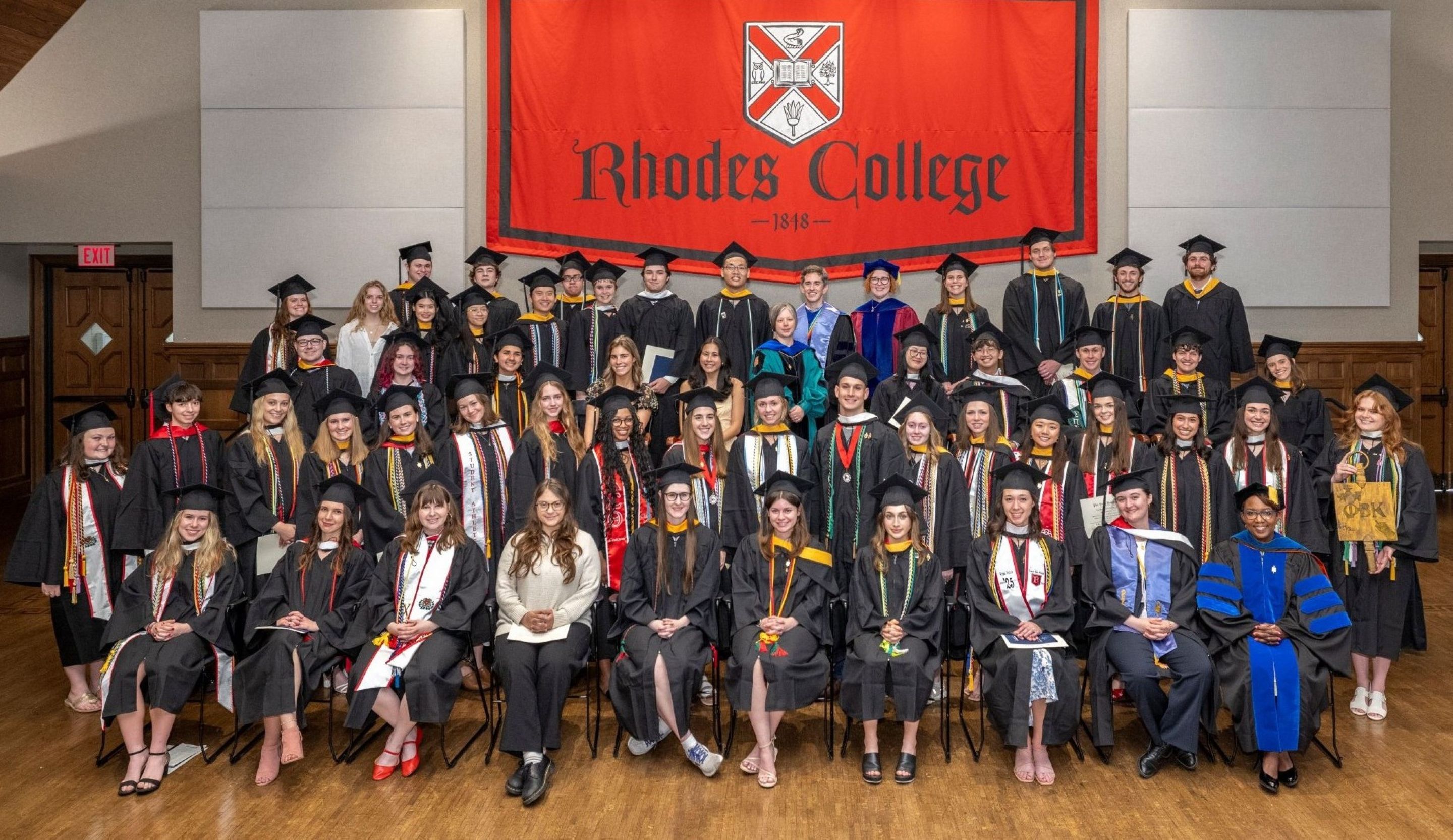 group image of PBK members at Rhodes College