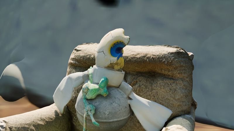 image of trash-puppet sculpture by Karl Erickson