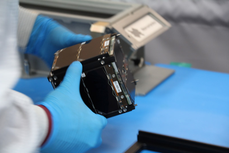 a small bot-like satellite