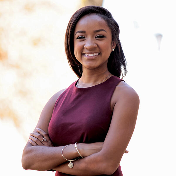 portrait of young African American female