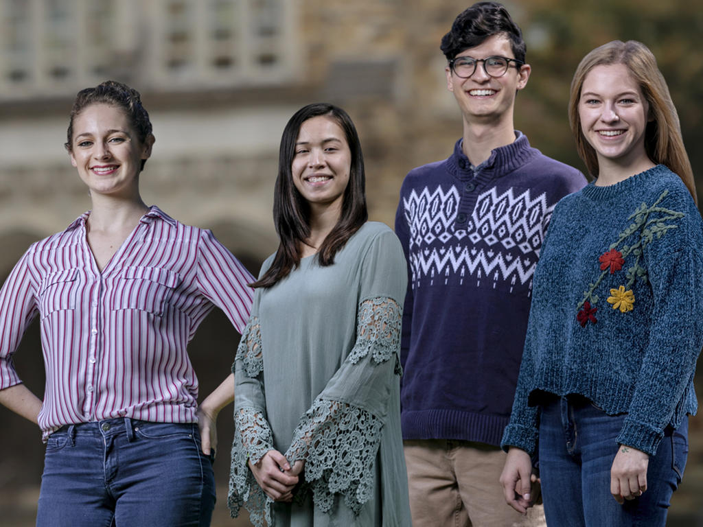 Cameron Crawford, Camilla Zimmerman, Chandler Hall, and Isabel Celata