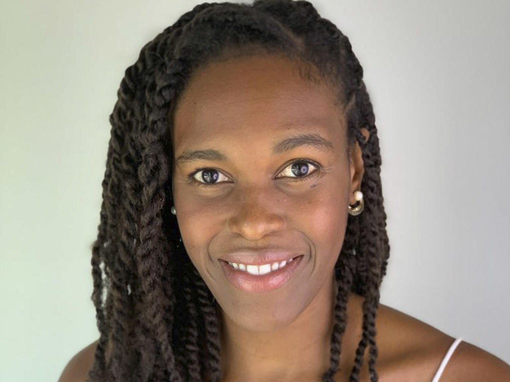 a young woman with braided hair