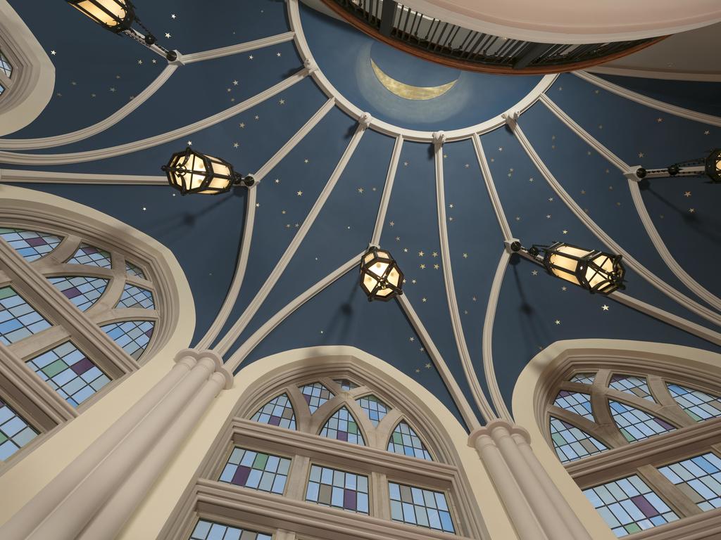 Apse of Barret Library, a ceiling full of stars