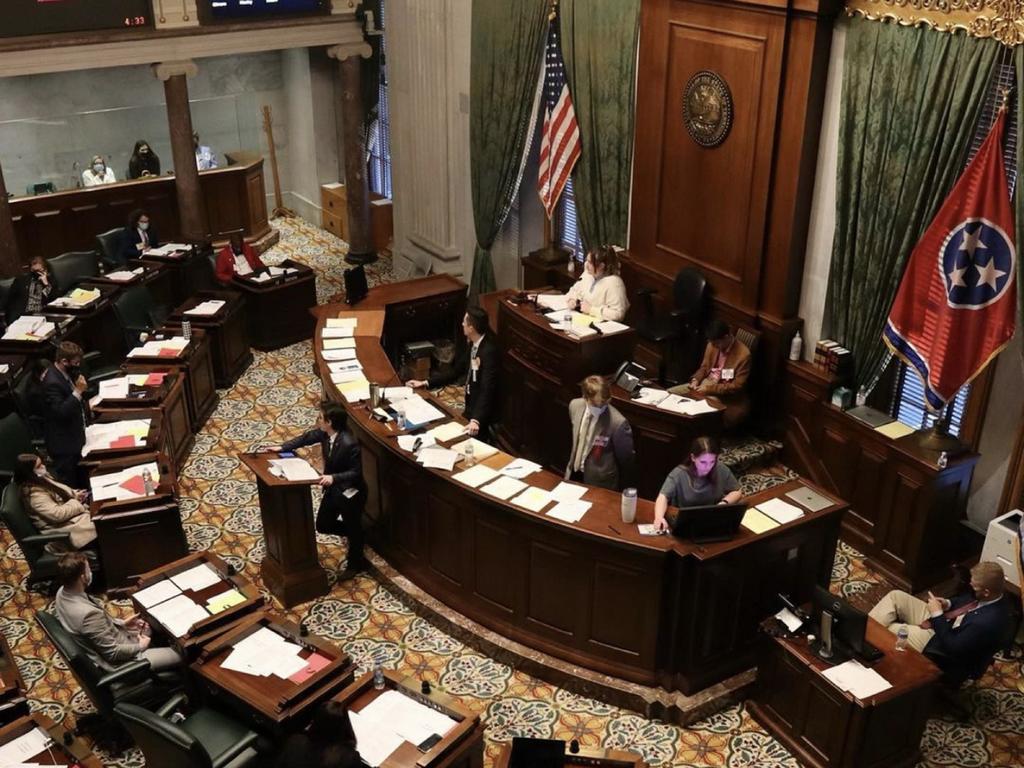 Student in a State Capitol