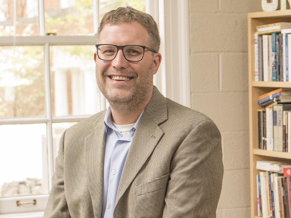 smiling Rhodes College professor