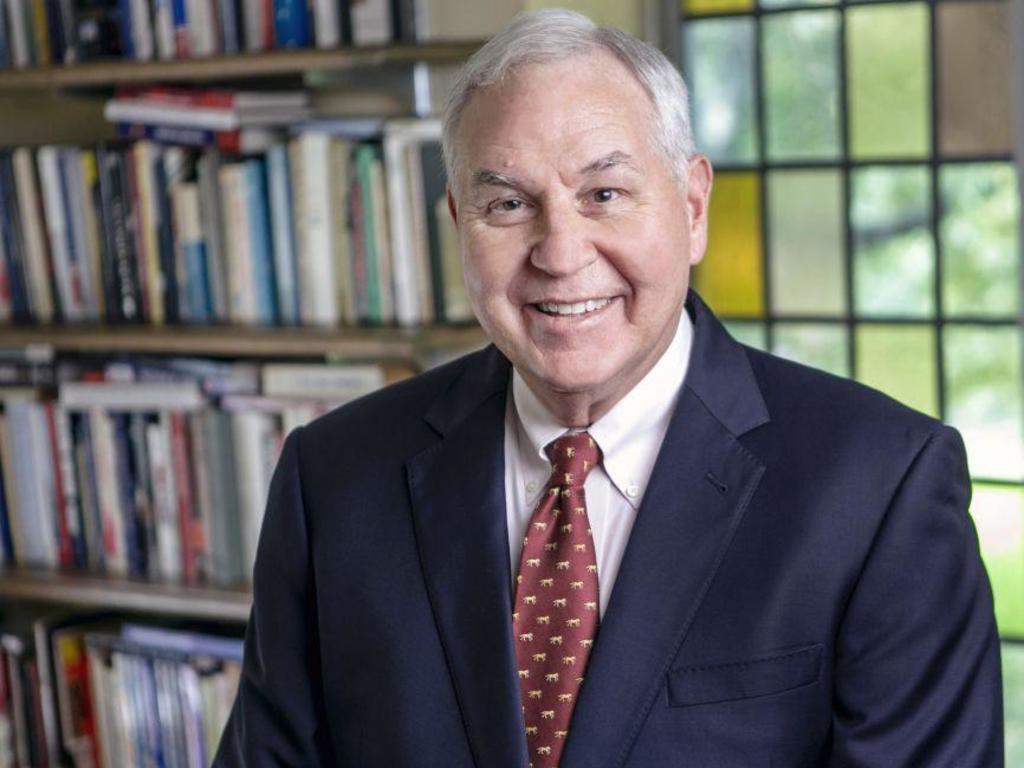 image of Rhodes College Professor Michael Nelson in a coat and tie
