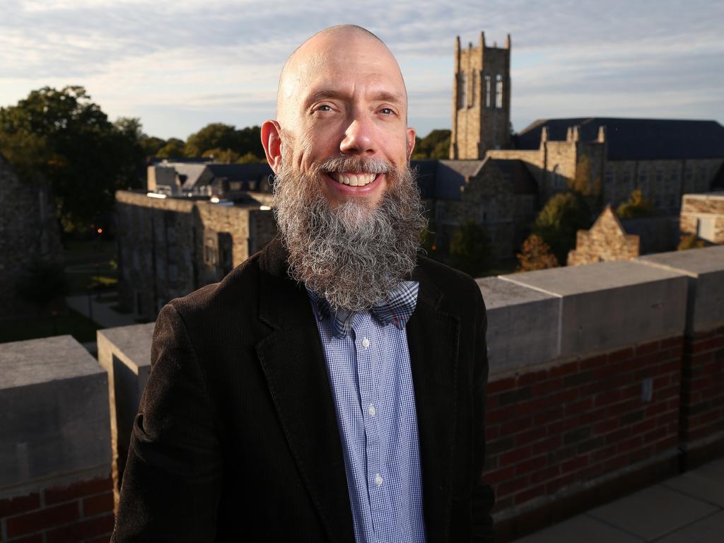 header and shoulder image of David Rupke outside on Rhodes College campus