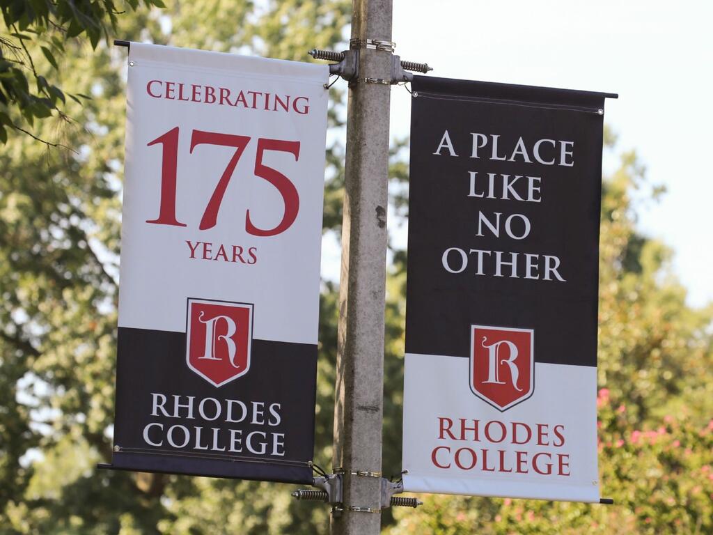 image of Rhodes College 175th Anniversary Banners