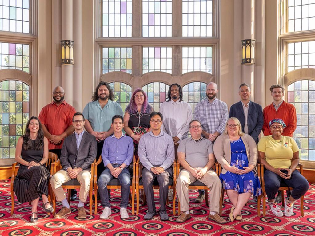 group image of new faculty at Rhodes College