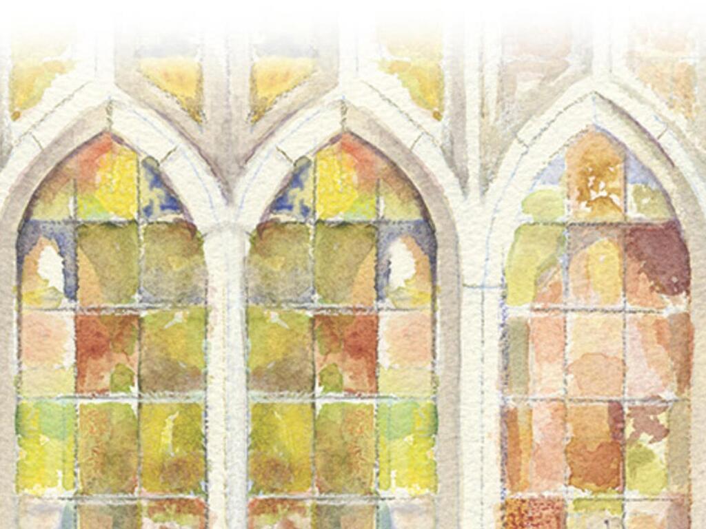 art image of a stained glass window