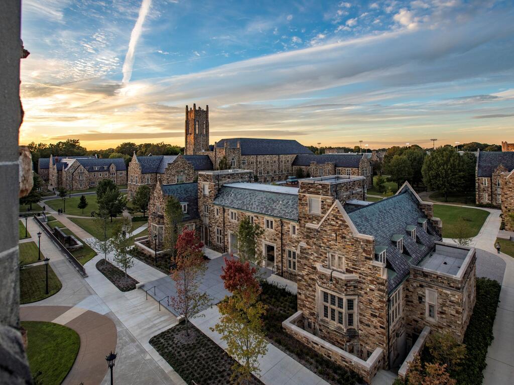 image of outside of Rhodes College campus
