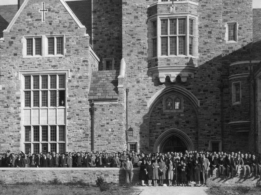 image of Rhodes College student body in 1925